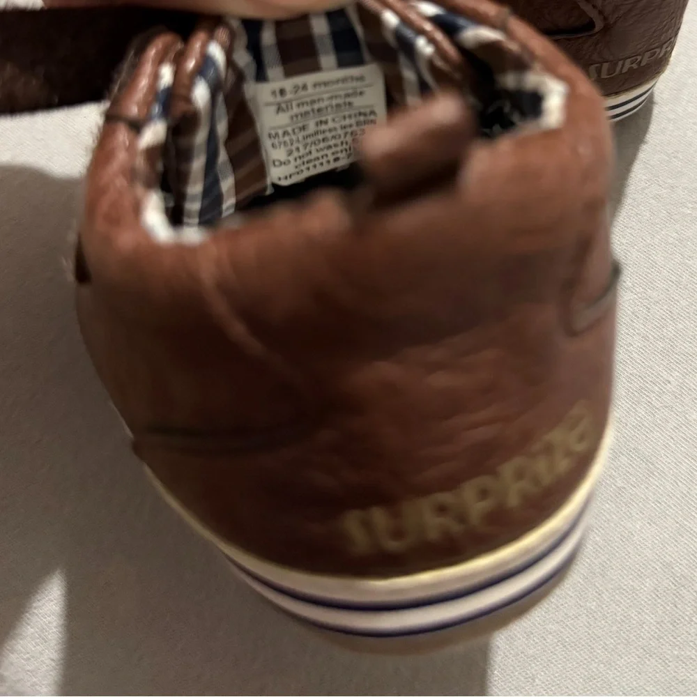 2pc 18-24month Baby Shoes Bundle - Brown